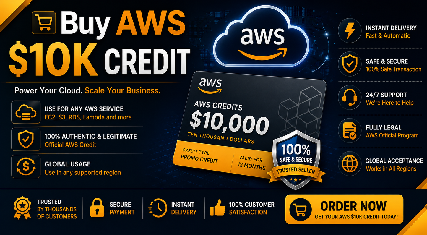 Buy AWS $10K Credit