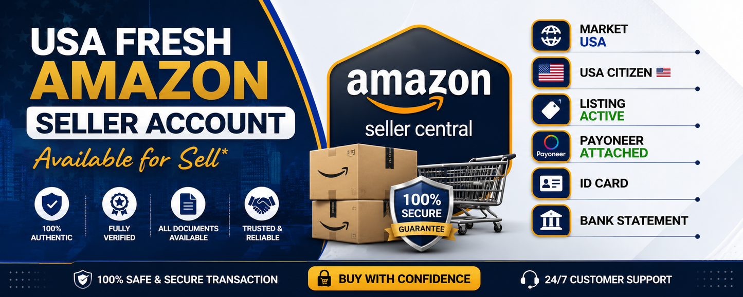 Amazon Seller Central Business Account Available For Sale 🌍